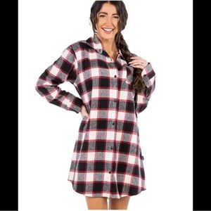 🌟 Women's Flannel Lounge Shirt